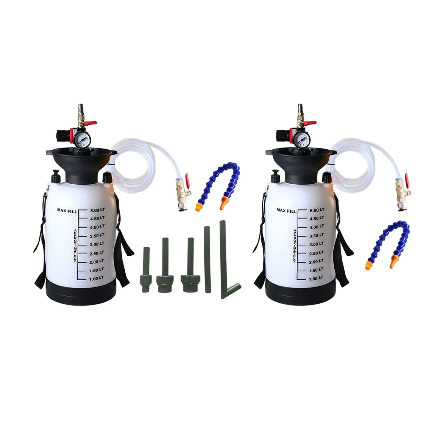 Automotive Fluid Pump Refill System Oil Refilling 5L Auto Fluid Fill Extractor Gear Oil Filler Tank
