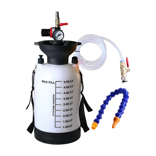 Automotive Fluid Pump Refill System Oil Refilling 5L Auto Fluid Fill Extractor Gear Oil Filler Tank