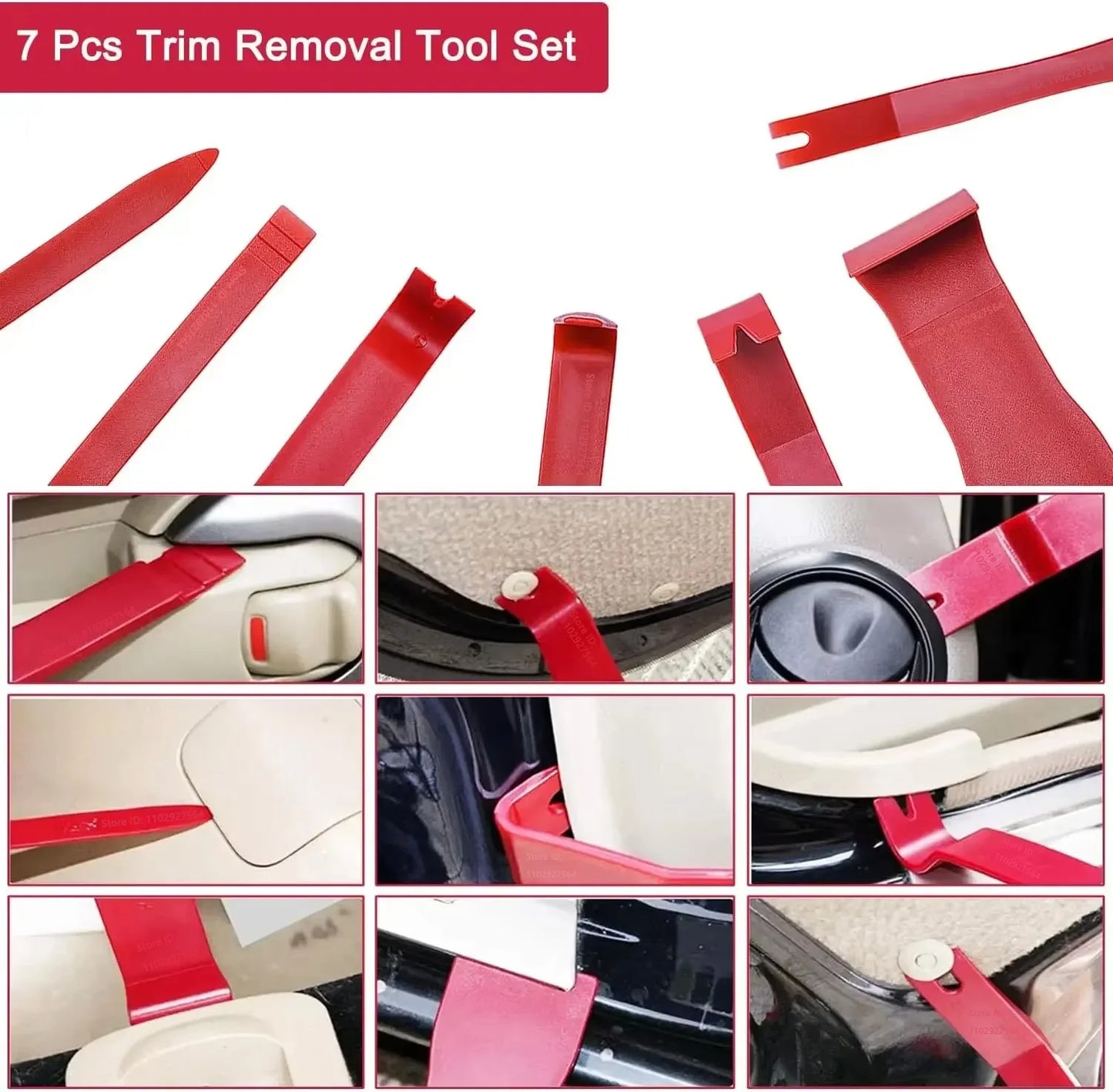 Car Door Tool Kit Inflatable Zfouek Air Pump Auto Window Door Open Fixing Gripper Tools Long Reach Kits with Carrying Bag