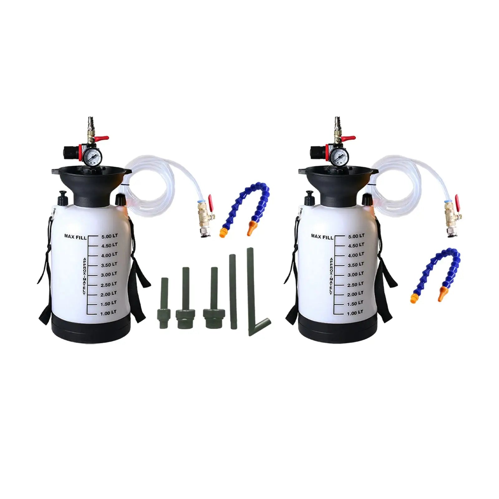 Automotive Fluid Pump Refill System Oil Refilling 5L Auto Fluid Fill Extractor Gear Oil Filler Tank